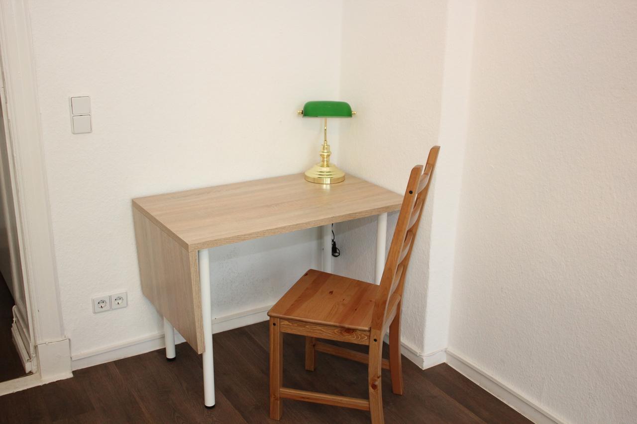 Schlafraum Apartment Berlin Exterior foto